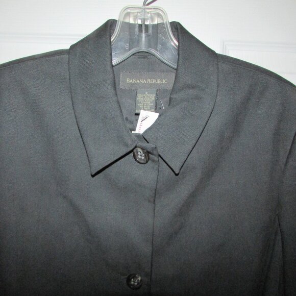 BANANA REPUBLIC Silk Jacket Blazer - Sz 8 - NEW - Picture 6 of 9